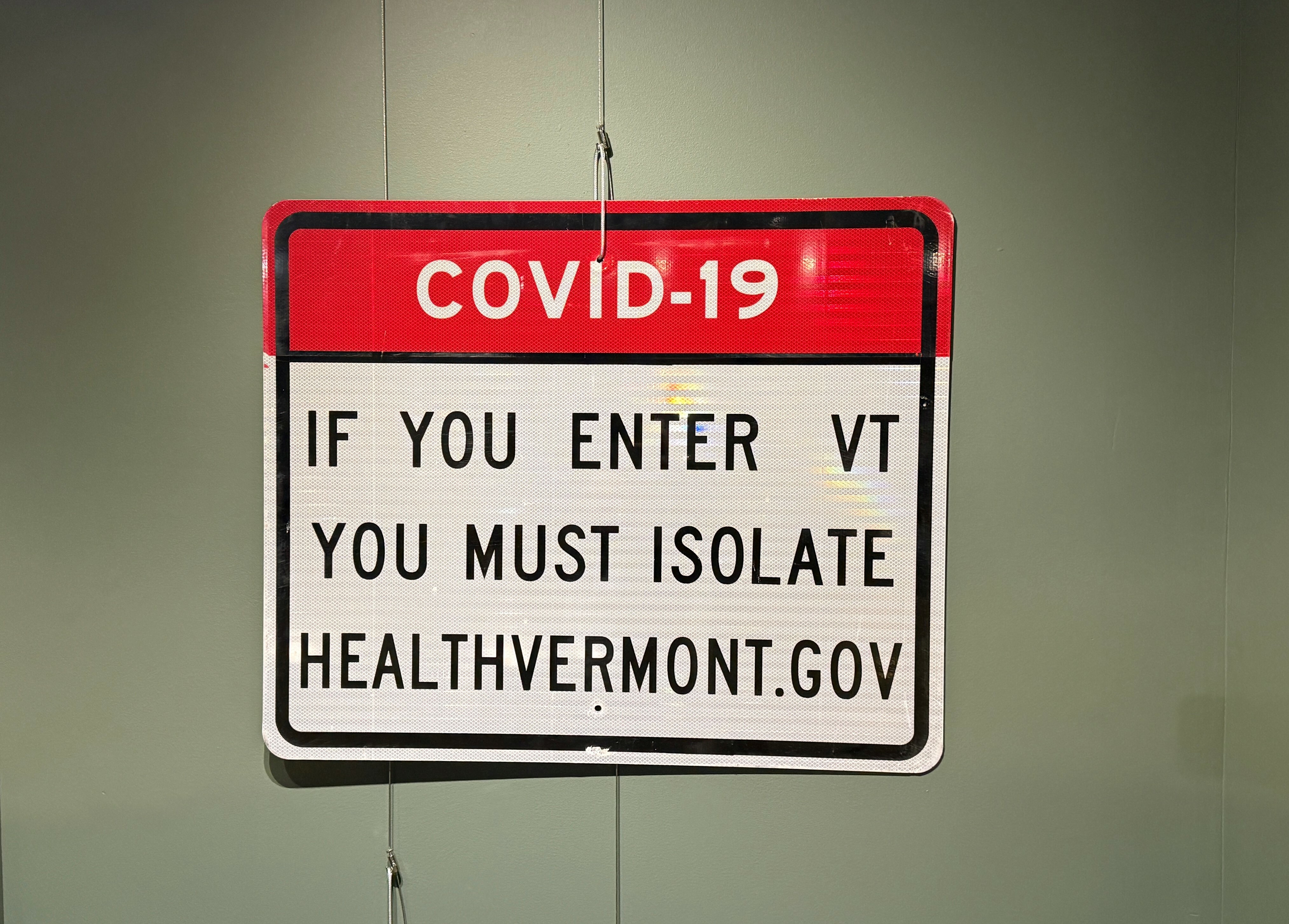 Collections Spotlight: COVID-19 Signs — Vermont Historical Society